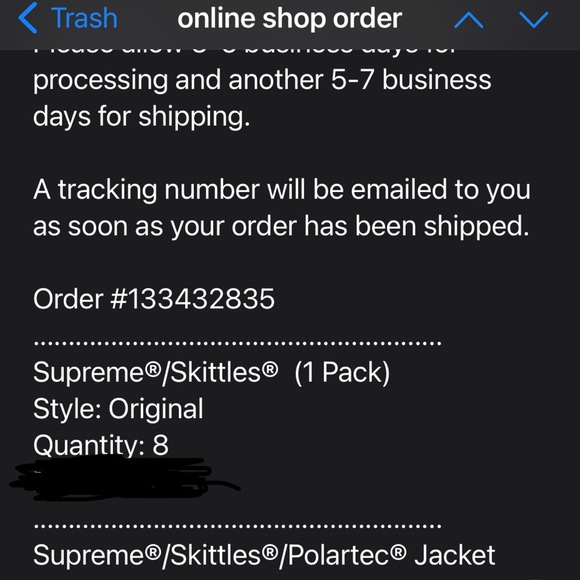 Authentic Mens XL Supreme®/Skittles Jacket Polartec® 200 fleece in color red. - Picture 7 of 7